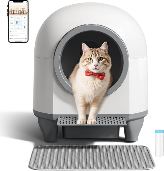 PurifyPaws™ Smart Self-Cleaning Litter Box – Odor-Free, Hands-Free, Fully Automatic
